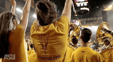 Sun Devils Cheering GIF by Arizona State University