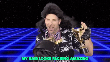 Good Hair Deal With It GIF by Chris Mann