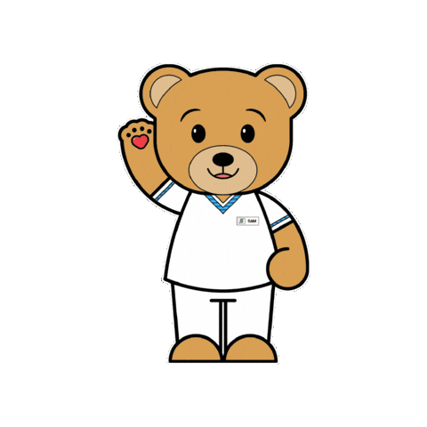 SAM Bear of SGH Sticker