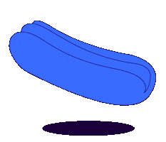 Hotdog Sticker by Choco