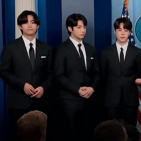 Kim Taehyung Thank You GIF by The Democrats