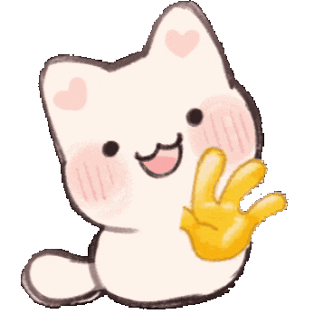 Cat Hello Sticker