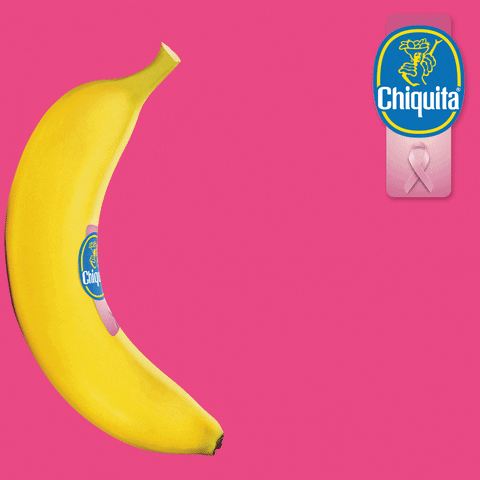 pink banana GIF by Chiquita