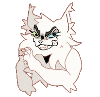 Warrior Cats Funny Cat Sticker