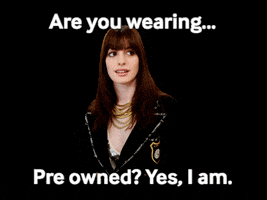 Munshop anne hathaway secondhand the devil wears prada preowned GIF