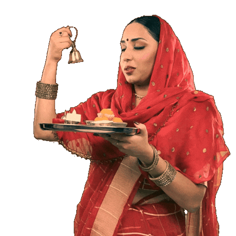 Pray Ringing Bell Sticker by trichak