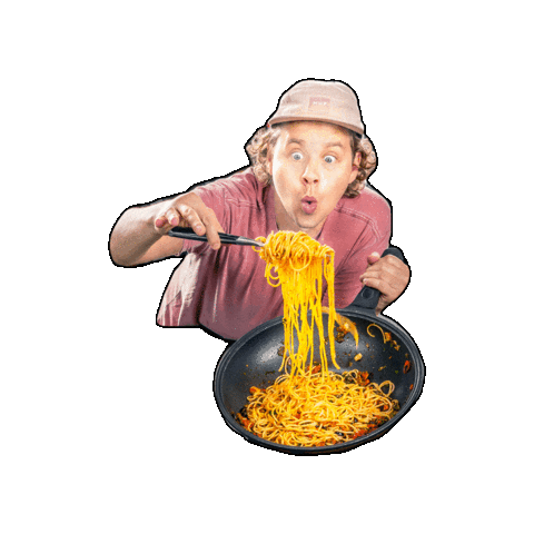 Noodles Spaghetti Sticker by FOODBOOM