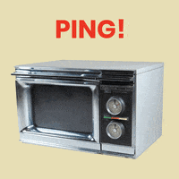 Food Is Ready Microwave GIF by Design Museum Gent