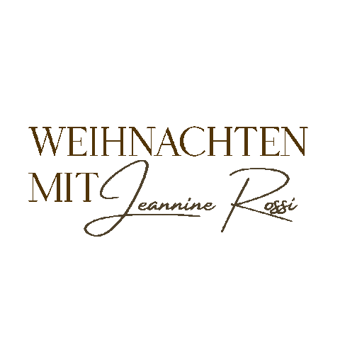 Weihnachten Mit Jeannine Rossi Sticker by Jeannine Rossi