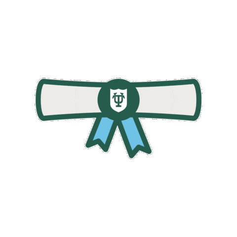 Tulane Graduation Sticker by Tulane University