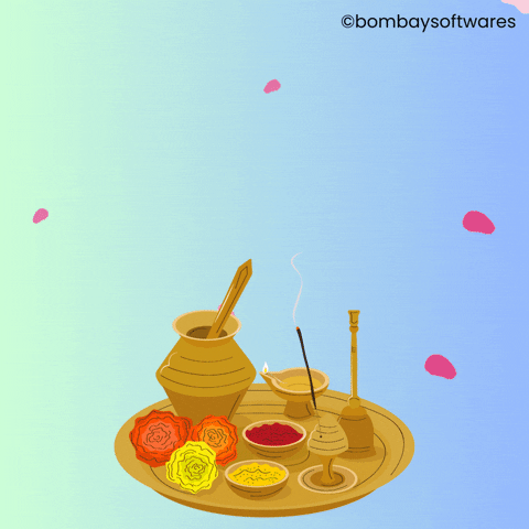 Chhath Puja Sun GIF by Bombay Softwares