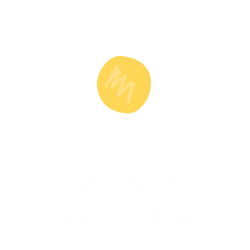 Good Morning Senium Care Sticker by Senium
