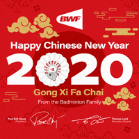 Chinese New Year GIF by Badminton World Federation