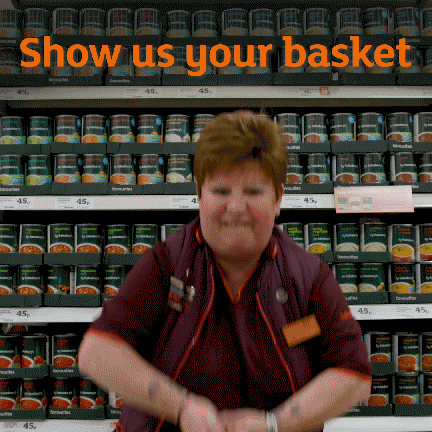 Shopping Basket Thank You GIF by Sainsbury's