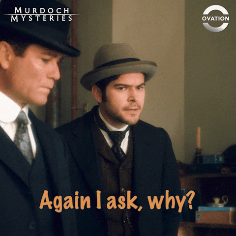Confused Murdoch Mysteries GIF by Ovation TV