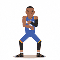 Russell Westbrook Dance GIF by SportsManias