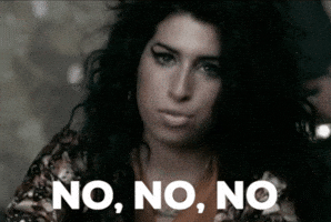 No No No GIF by Amy Winehouse