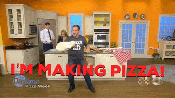 Italian Pizza GIF by Awkward Daytime TV