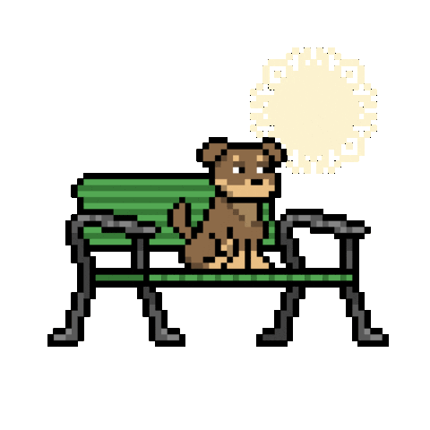 Vibing Parks And Recreation Sticker by Doginal Dogs