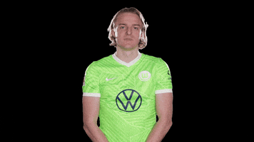 Sebastiaan Bornauw Reaction GIF by VfL Wolfsburg