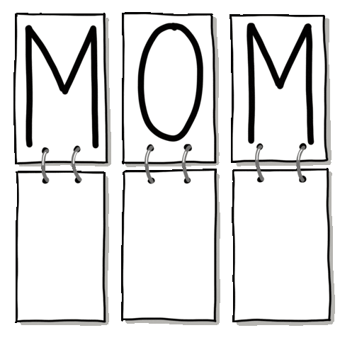 Mother Mama Sticker by Daniela Nachtigall