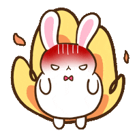 Angry Sticker by Bunny