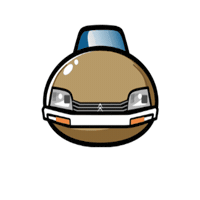 yosfjwk car cars citroen carwaee Sticker