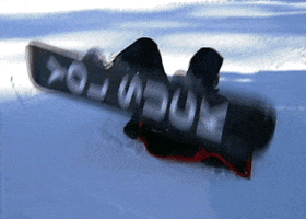 Snowboard Fall Down GIF by Team Coco