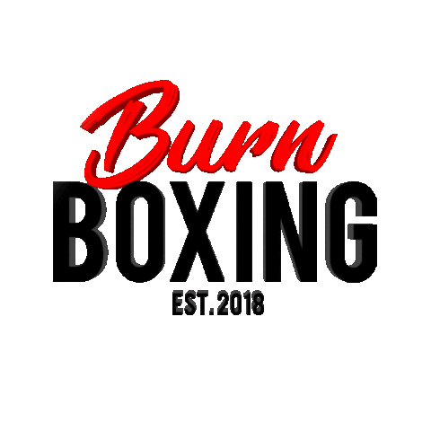 Burn Boxing Sticker