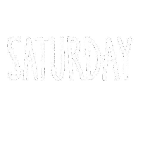 Days Of The Week Saturday Sticker