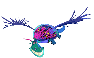 Monster Fly Sticker by Benua School