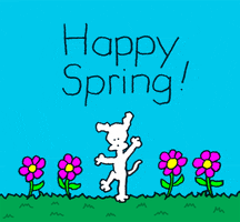 Happy Spring Season GIF by Chippy the Dog