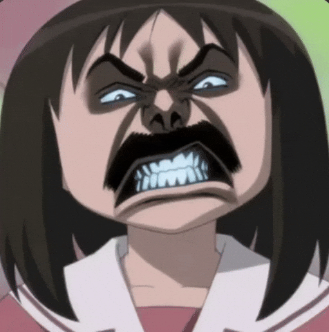 Angry Azumanga Daioh GIF