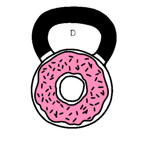 Fitness Crossfit Sticker by Donut Destroyer