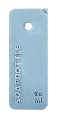 Kickstarter Lightblue Sticker by SOAPBOTTLE