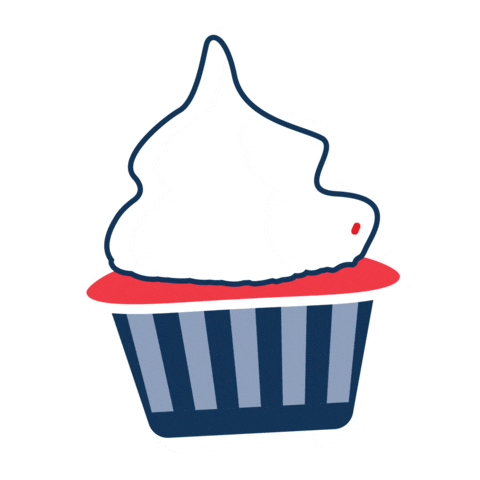 Happy Birthday Cupcake Sticker by University of Kansas