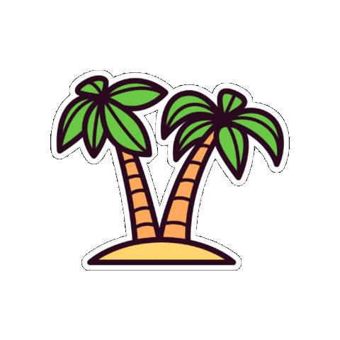 Palm Tree Sticker by Sunwing Vacations