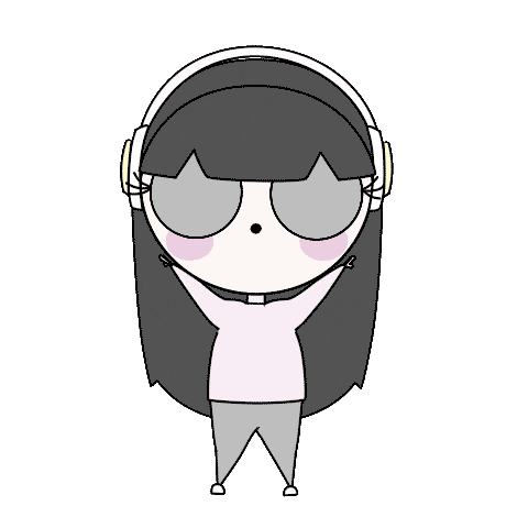 Dance Headphones Sticker by Cinimomo