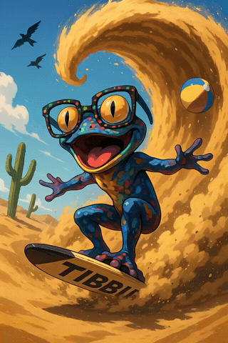 New Wave Ribbit GIF