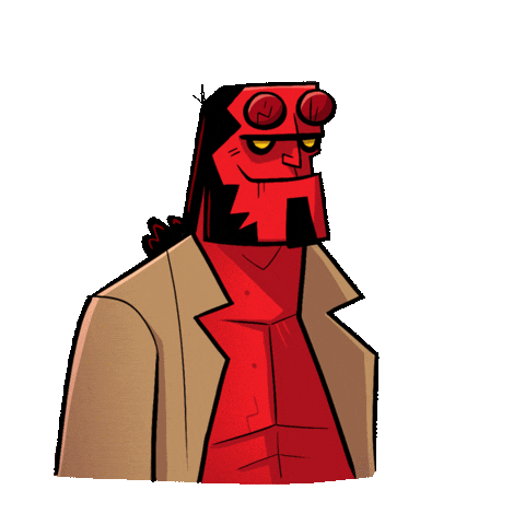 David Harbour Thumbs Up Sticker by Hellboy Movie