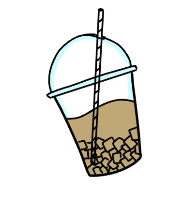 Iced Coffee Summer Sticker by PinkSundays