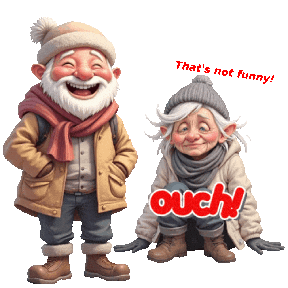 Falling Down Sticker