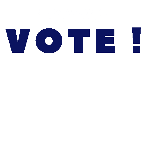 Vote Sticker by USD Votes Campaign