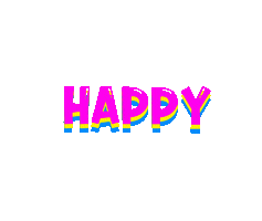 Happy Sticker