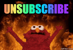 Unsubscribe Delete GIF by MOODMAN