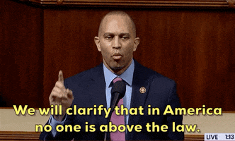 No One Is Above The Law Impeachment GIF by GIPHY News