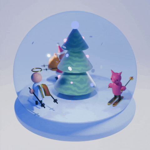 Happy Christmas Tree GIF by adambanaszek