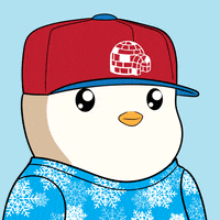 Big Brain Winter GIF by Pudgy Penguins