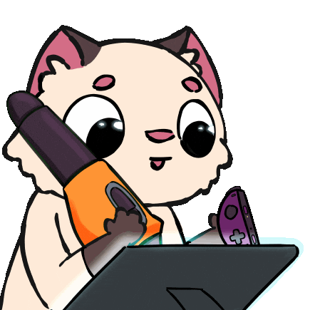 Streaming Digital Art Sticker