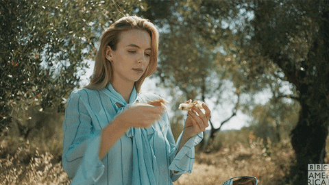 jodie comer sandwich GIF by BBC America